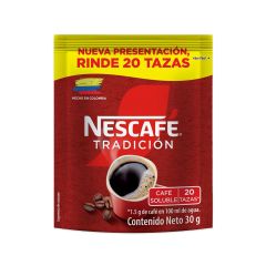 Café Soluble Nescafé Tradición Doypack X 30gr