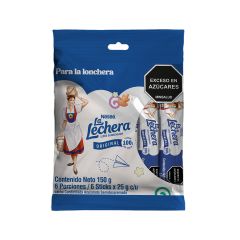 Leche Condensada La Lechera Nestlé Súper Pack X 25gr X 6 Unidades