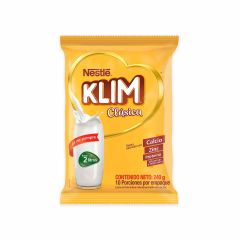 Leche En Polvo Klim Clásica Fortificada Instantánea Bolsa X 240gr