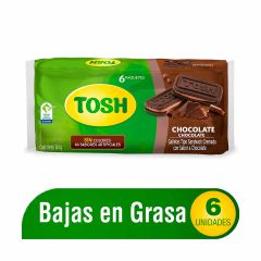 Galleta Tosh 144g 6u Chocolate