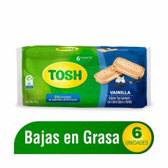 Galleta Tosh 144g 6u Vainilla