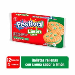 Galleta Festival 403g 12u Limon