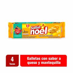 Galletas Saltín Noel Sabor A Queso Mantequilla x 450gr x 4 Tacos
