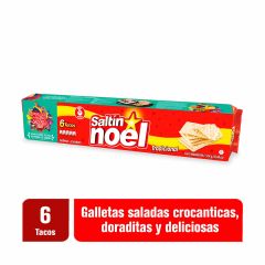 Galletas Saltín Noel Tradicional x 524gr x 6 Tacos