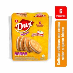 Galleta Dux 216g Rellena Queso Blanco