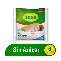 Galleta Tosh 162g 6u Wafer Coco