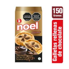 Galletas Noel Rellena De Chocolate Caja X 150gr