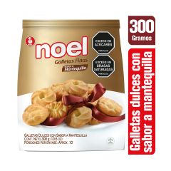 Galletas Finas Noel Dulces Con Sabor A Mantequilla Bolsa x 300gr