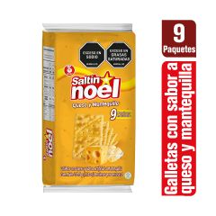 Galleta Saltin 202g 9u Queso/mantequilla