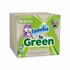 Servilletas Familia Green Doble Hoja x 100 Unidades