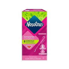 Tampon Nosotras 8u Super Plus C/aplicado