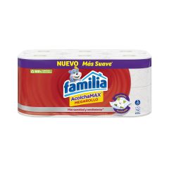 Papel Higiénico Familia Acolchamax Megarollo Triple Hoja x 12 Unidades x 29.6mts