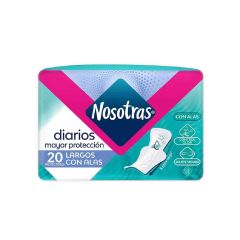 Protector Nosotras 20u Largos C/alas
