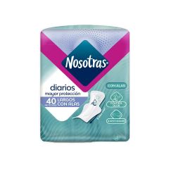 Protector Nosotras 40u Largos C/alas