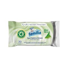 Papel Higiénico Húmedo Familia Aloe Vera x 50 Unidades