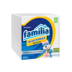 Servilletas Familia Acolchamax Mediana x 100 Unidades Fami Promo