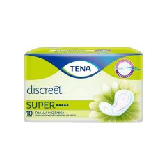 Toallas Femeninas Tena Discreet Súper x 10 Unidades
