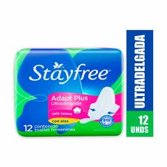 Toalla Hig Stayfree Plus P10 L12 C/alas