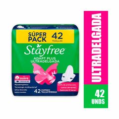 Toalla Hig Stayfree 42u Adapt Plus/alas