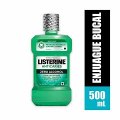 Enjuague Listerine 500Ml Zero Anticaries