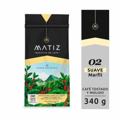 Café Matiz Medio Tostado Y Molido Marfil 02 Suave x 340gr
