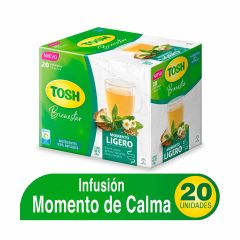 Aromáticas Tosh Bienestar Momento Ligero x 24gr x 20 Sobres
