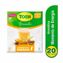 Aromáticas Tosh Bienestar Momento De Energía x 24gr x 20 Sobres