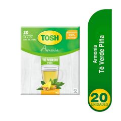 Té Verde Tosh Armonía Aroma Natural A Piña x 24gr x 20 Unidades