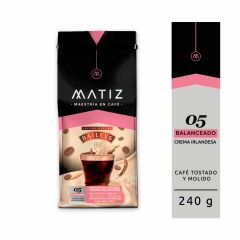 Café Matiz Medio Tostado Y Molido Baileys Crema Irlandesa 05 Balanceado x 240gr