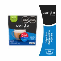 Café En Cápsulas Colcafé Centto Cappuccino Vainilla x 115gr x 10 Unidades
