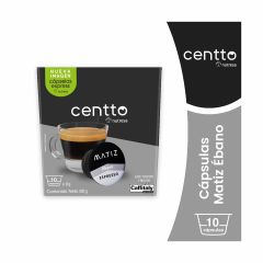 Café En Cápsulas Matiz Centto Ébano Espresso x 80gr x 10 Unidades
