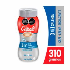 Café Soluble Colcafé 3 En 1 Café, Crema Y Splenda Pet x 310gr