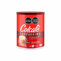 Café Soluble Colcafé Cappuccino Sabor Clásico Natural Lata x 270gr