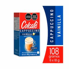 Cafe Colcafe 108g 6u Capuccino Vain Disp