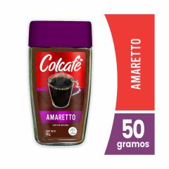 Café Soluble Colcafé Sabor Amaretto Frasco x 50gr