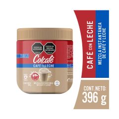 Café Soluble Colcafé Con Leche Frasco X 396g
