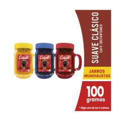Café Soluble Colcafé Suave Clásico Jarros Mundialistas X 100gr