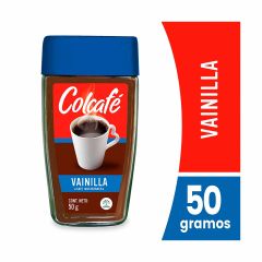 Café Soluble Colcafé Sabor A Vainilla Frasco x 50gr