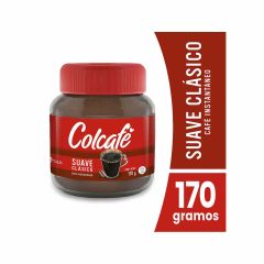 Café Soluble Colcafé Suave Clásico Frasco X 170gr