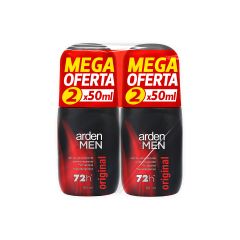 Desodorante En Roll On Arden For Men Original X 50ml X 2 Unidades 72h Mega Oferta