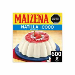 Mezcla Lista Maizena Para Natilla Con Sabor A Coco Caja x 600gr