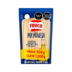 Mayonesa Fruco 1000g Pag 800 Llev 1000