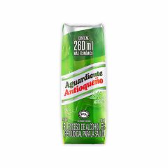 Aguardiente Antioqueño Sin Azúcar 24º Tetrapak x 260ml