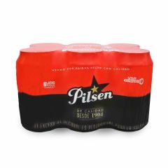 Cerveza Pilsen Lata x 330ml x 6 Unidades
