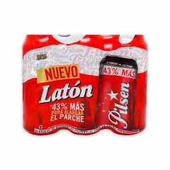 Cerveza Pilsen Lata x 473ml x 6 Unidades