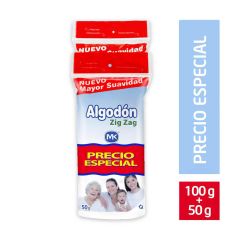 Algodón Mk Zig Zag Pague 100gr Lleve 150gr