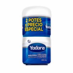 Desodorante En Crema Yodora Clásico Pote x 32gr x 2 Unidades Precio Especial