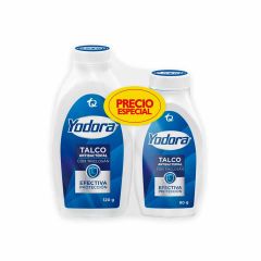 Talco En Polvo Yodora Antibacterial X 120gr + 90gr Precio Especial