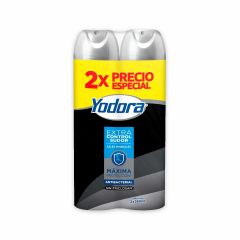 Talco En Aerosol Yodora Extra Control Sudor x 260ml x 2 Unidades Precio Especial