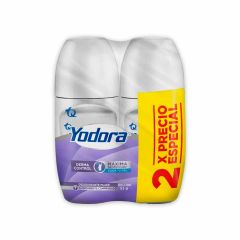 Desodorante En Roll On Yodora Derma Control x 53gr x 2 Unidades Precio Especial
